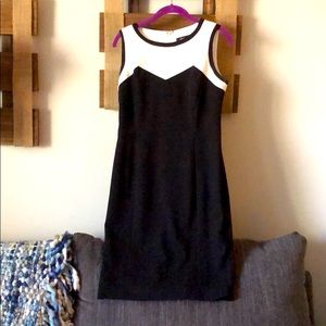 Black and white dress